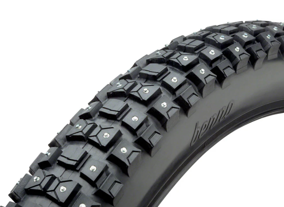 Studded Snow Tire - 24 x 2.5 Black
