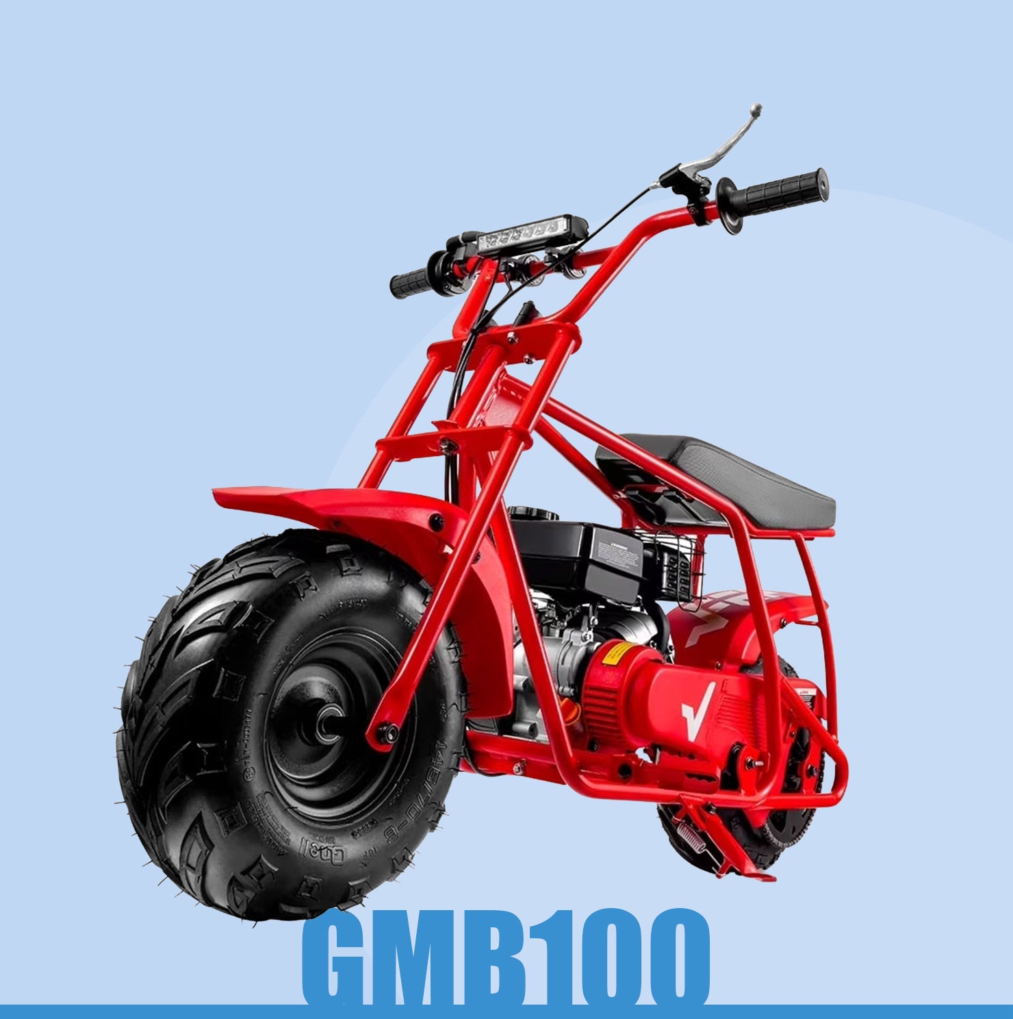 Red gas mini bike